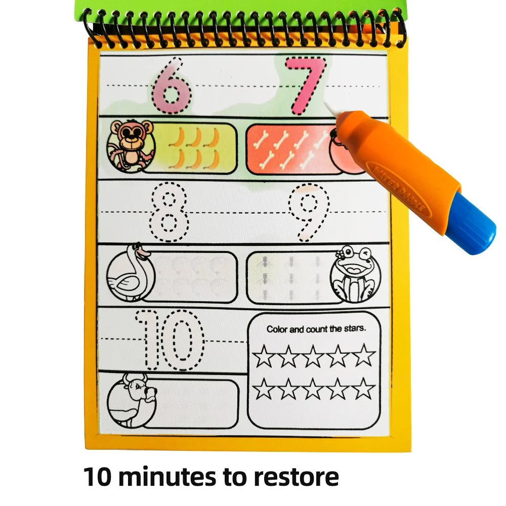 Early Educational Toys Reusable Water Drawing Book For Children