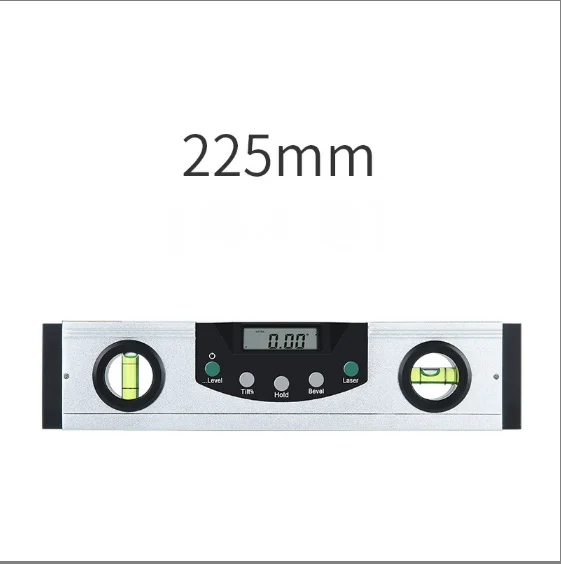 High Precision Aluminum Alloy 150MM Digital Laser Level Ruler Angle With Magnet