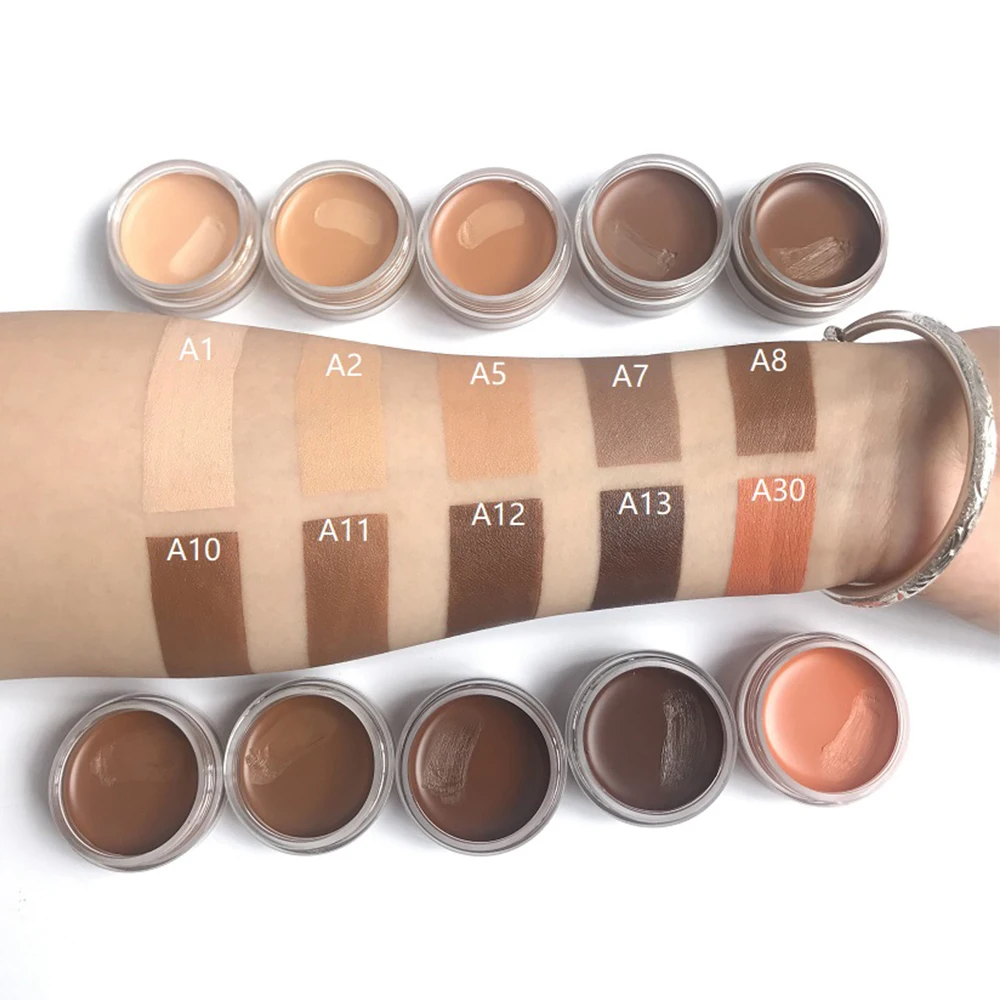 Make your own brand camouflage cream palette makeup custom logo contour vegan concealer facial