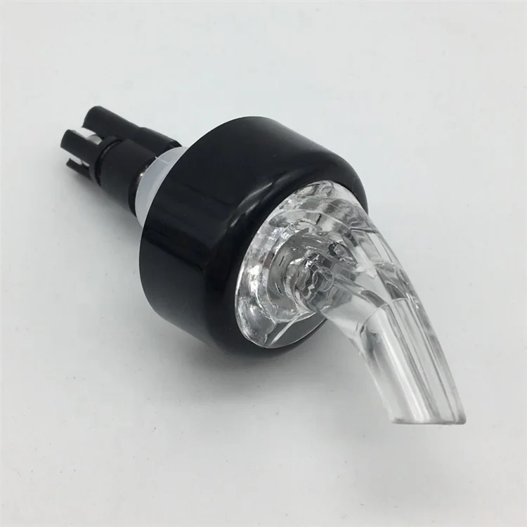 Bar Stainless Steel Plastic Measured 1/2/3/4/5 oz Olive Oil Vinegar Wine Bottle Liquor Speed Tapered Spout Pourer Dispenser