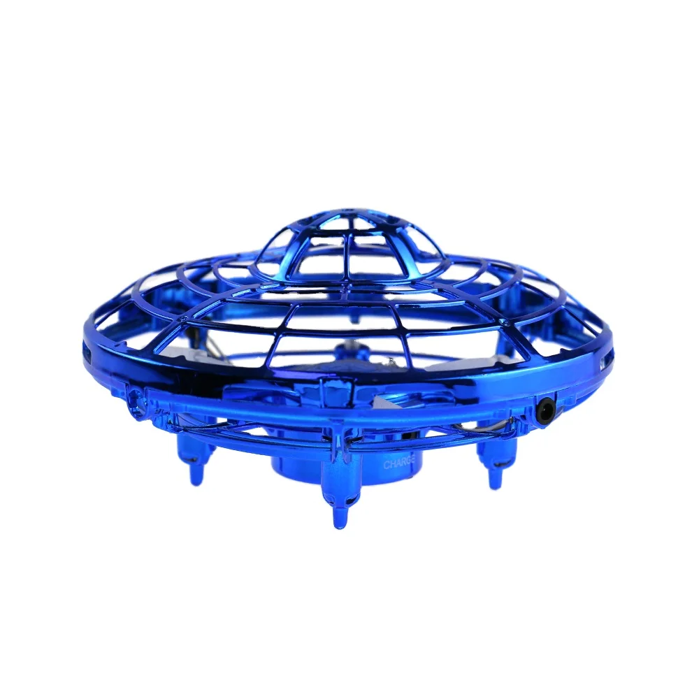 Волшебная ручная Интерактивная индукция НЛО Мини индукционный Дрон Рождественский Забавный подарок для детей