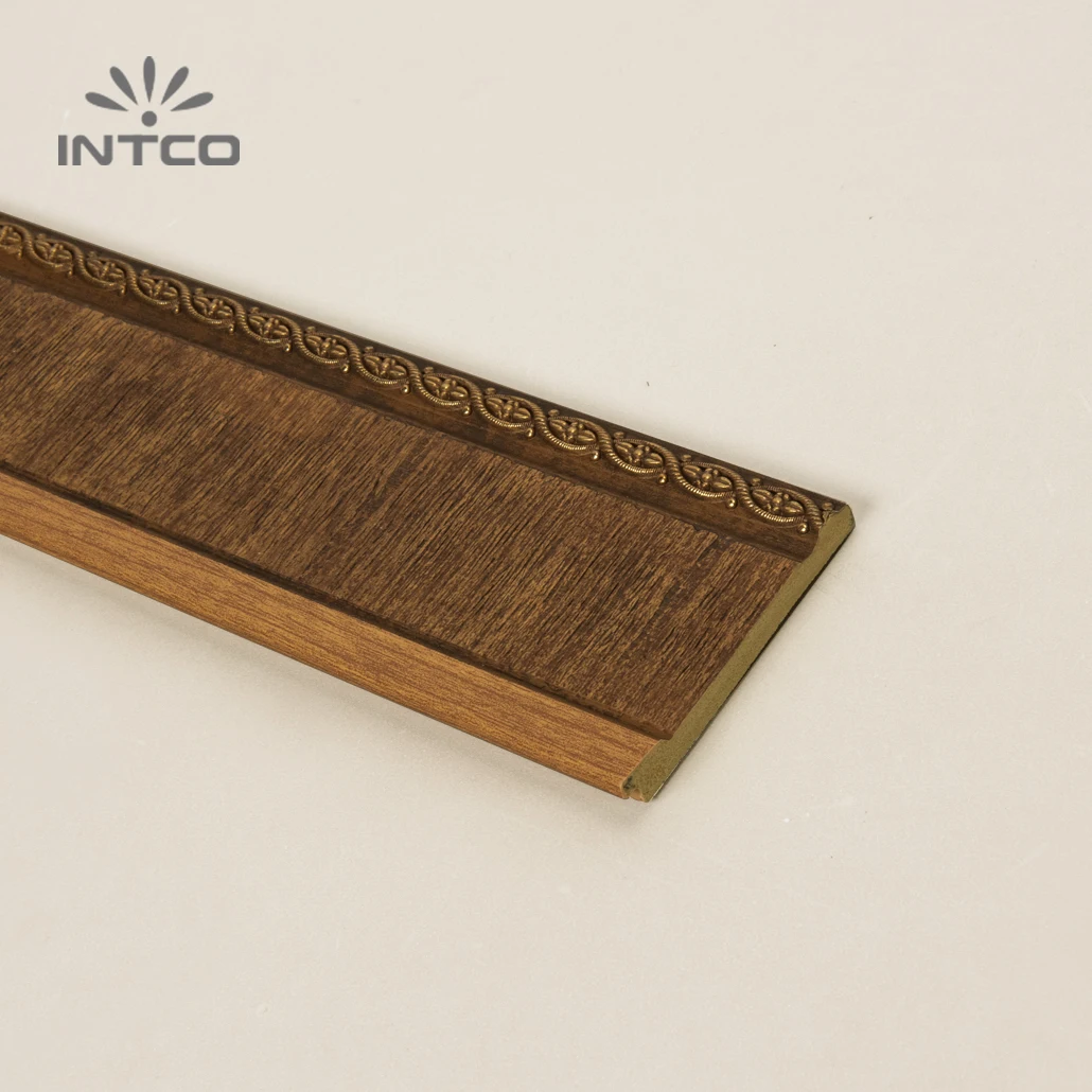 INTCO Home Decorative PS Waterproof Easy Install Flooring Skirting Board baseboard molding