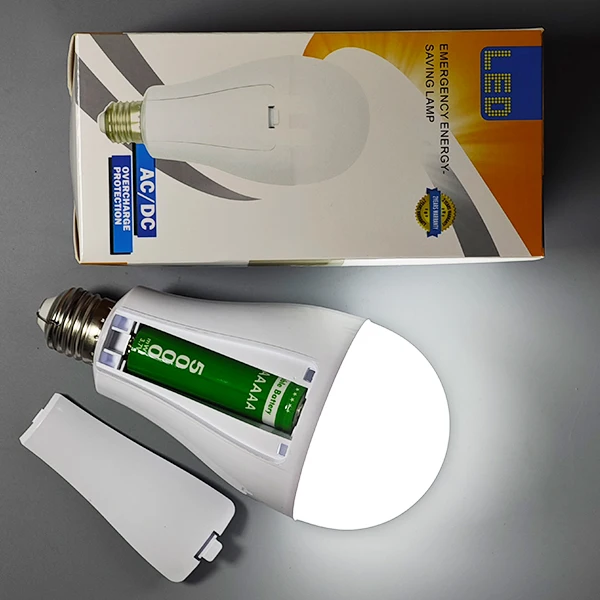 High Quality 15W 20W E27 85-265V Rechargeable LED Emergency Bulb E27 Charging Bulb Wireless with Battery Backup