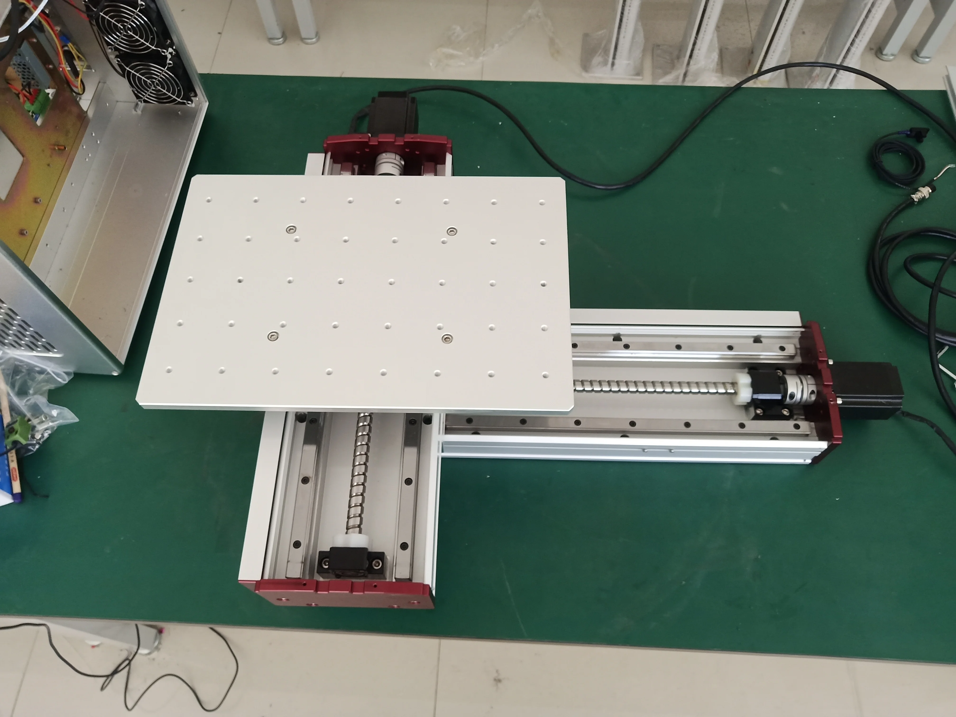 XY Mobile Marking Platform for Super Large Area Fine Laser Engraving