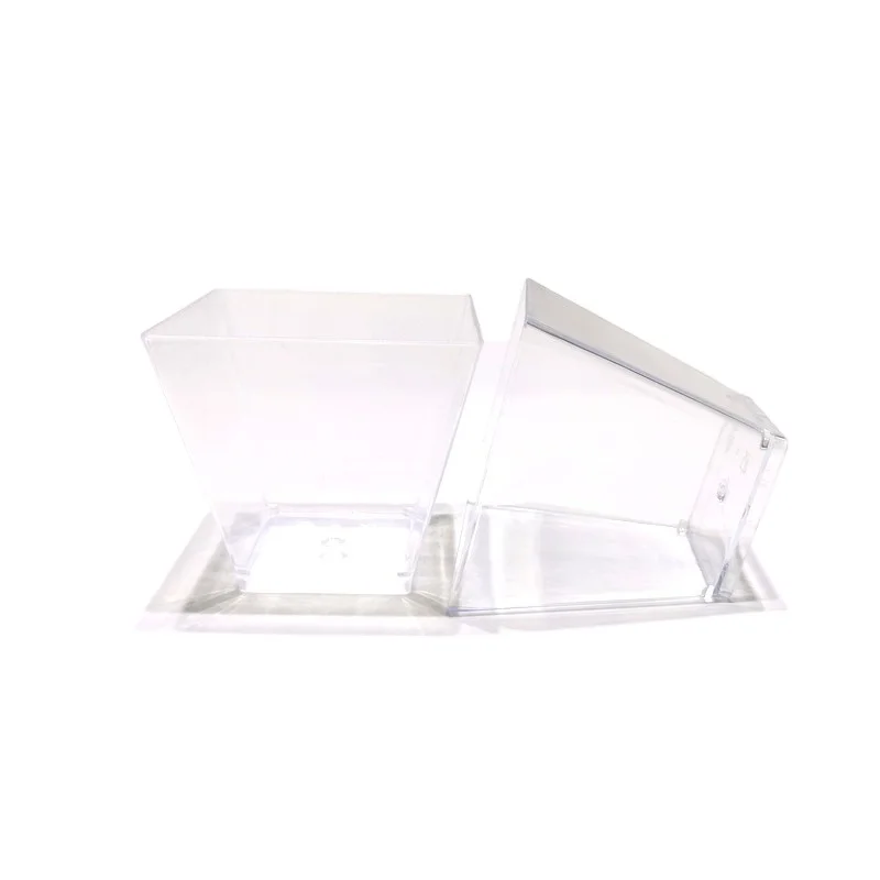 Mini Dessert Cups with Lids and Spoon Clear Dessert Shot Cups Dessert Plastic Cup for Appetizers