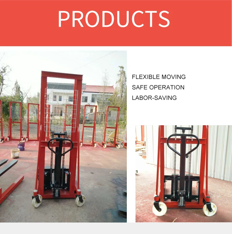 1000kg 2200lbs 1m 1.2m 1.6m 2.5m 3m capacity hydraulic hand lift manual stacker with fixed forks sdj1000