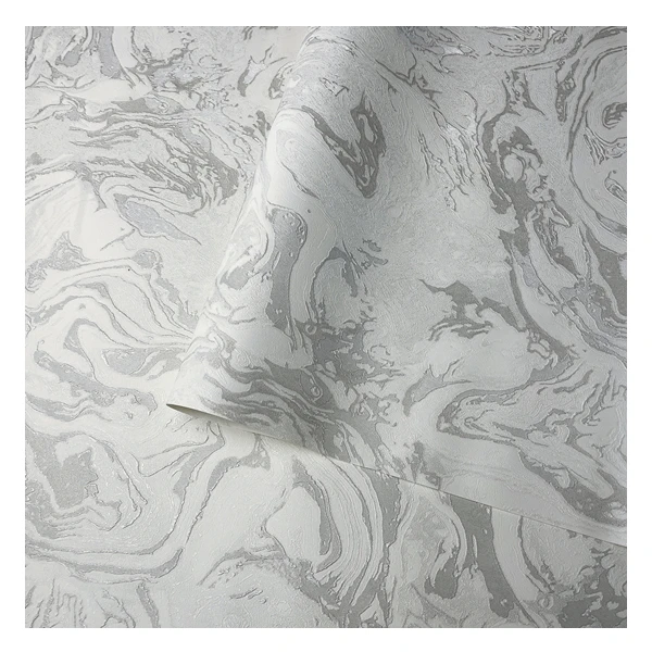 Luxurious Wallpaper PVC Waterproof Plain Textured Wallpaper Rolls Non-Adhesive Wallpaper