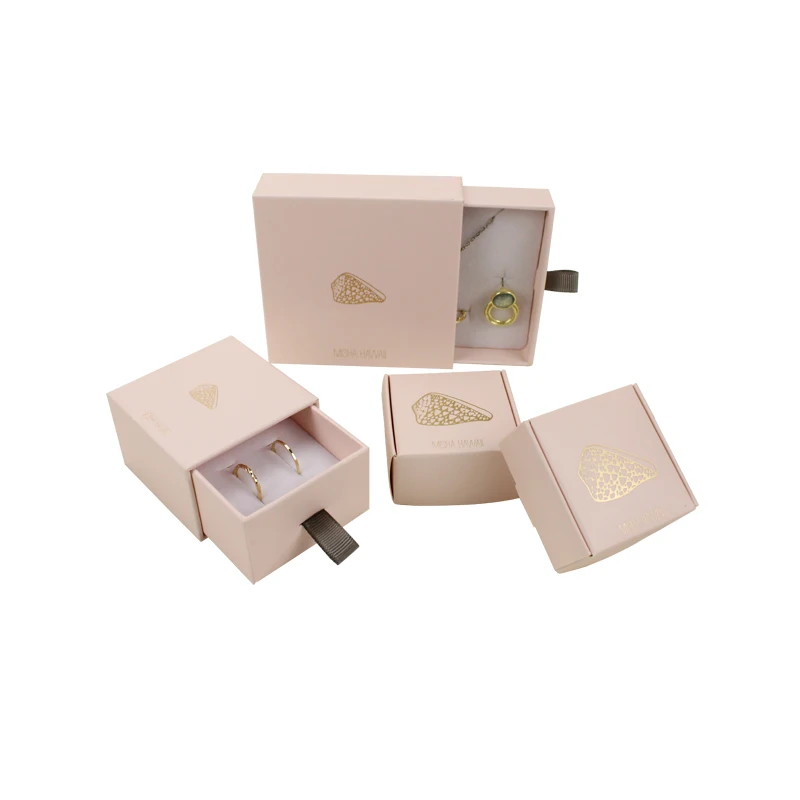 Торговая гарантия, индивидуальный логотип, Розовый бархатный ящик для ювелирных изделий, детский набор