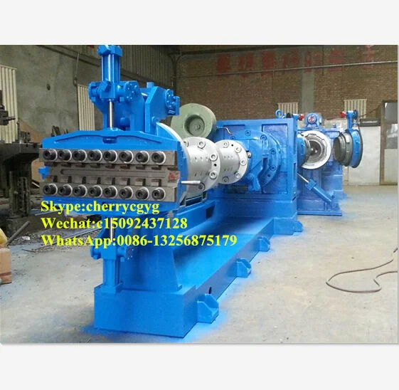 Mitsuba rubber sheet extruder machine with control panel of temperature and pressure