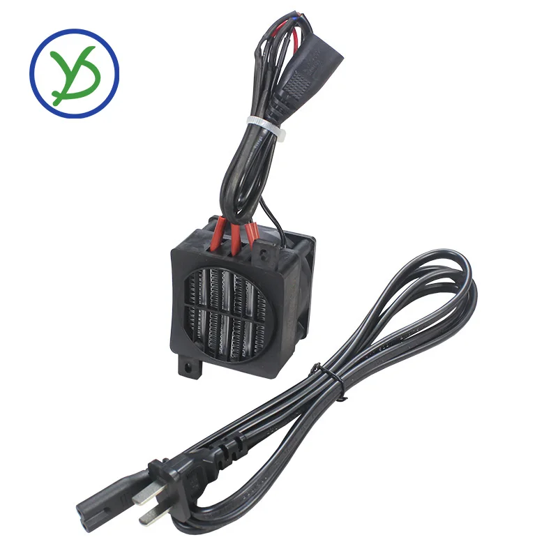 PTC air heater Electric industrial space ceramic  200W 220V plug in portable fan heater handy for Household Pet Dryer