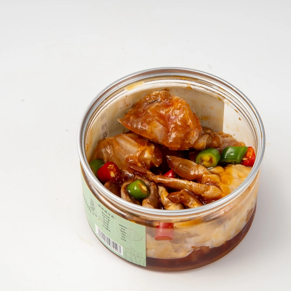 Frozen seafood snack Factory Sale Delicious instant Seafood Pre-Made Marinated Raw Crab