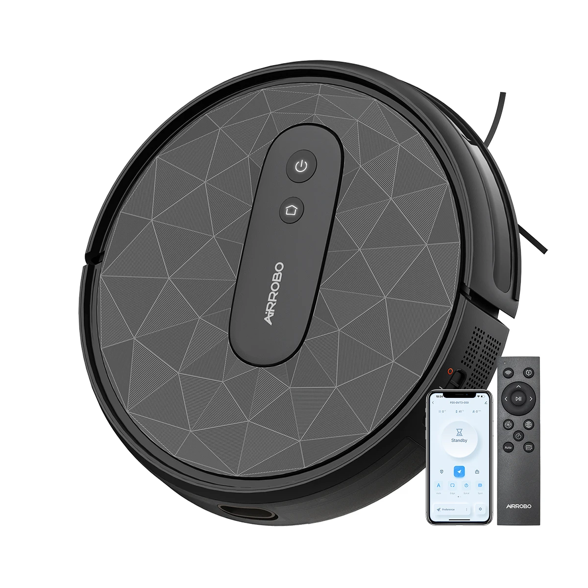 AIRROBO P20 APP Voice Remote Control Robotic Vacuum Cleaner Auto Navigation Home Smart Carpet Cleaners Sweeping Limpia Robot