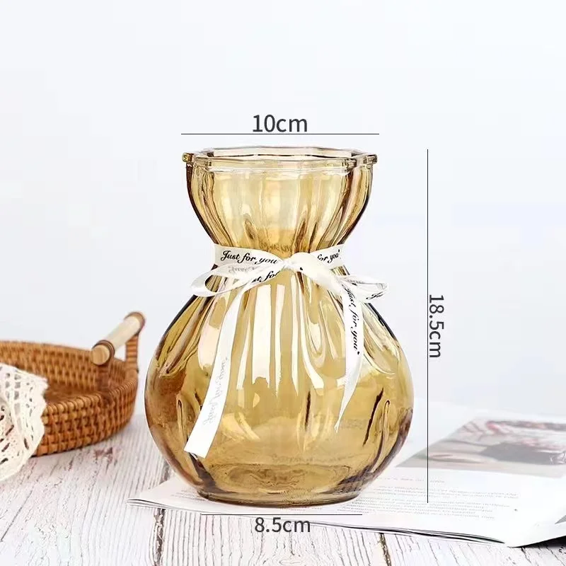 Christmas Art Deco  Creative Shape Home Restaurant Hotel Decoration Floral Vases Glass