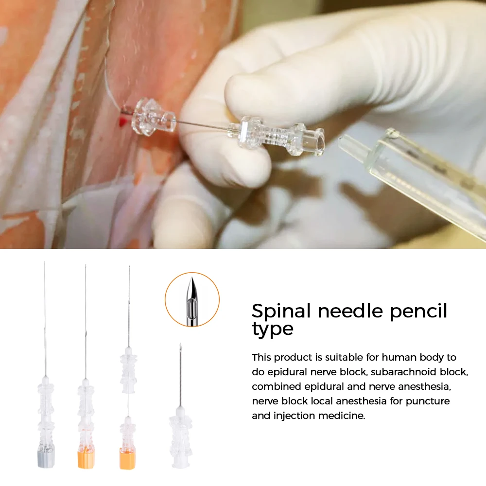 KDL OEM Multi Size High Quality Medical Puncture Spinal Nerve Epidural Anaesthesia Needles