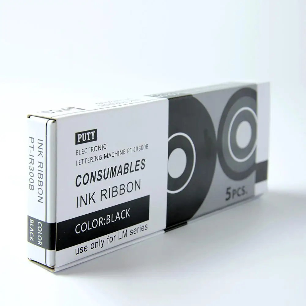 PUTY Factory Sale Compatible Max LM IR300B Black Ink Ribbon For MAX Printer LM - 370A380E 390A