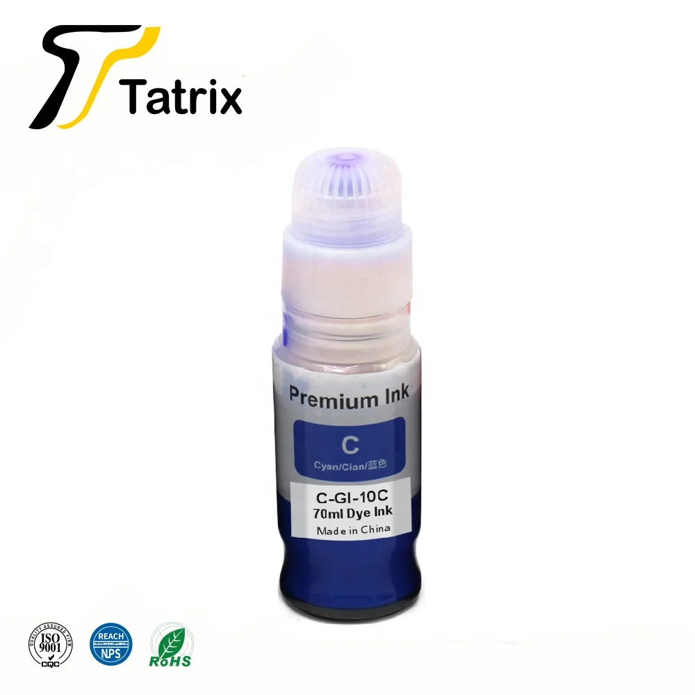 Tatrix GI-10 GI10 совместимые чернила на водной основе для массовых грузов бутылка пополнения чернил Canon PIXMA G6010 tinta para impressora чернилами