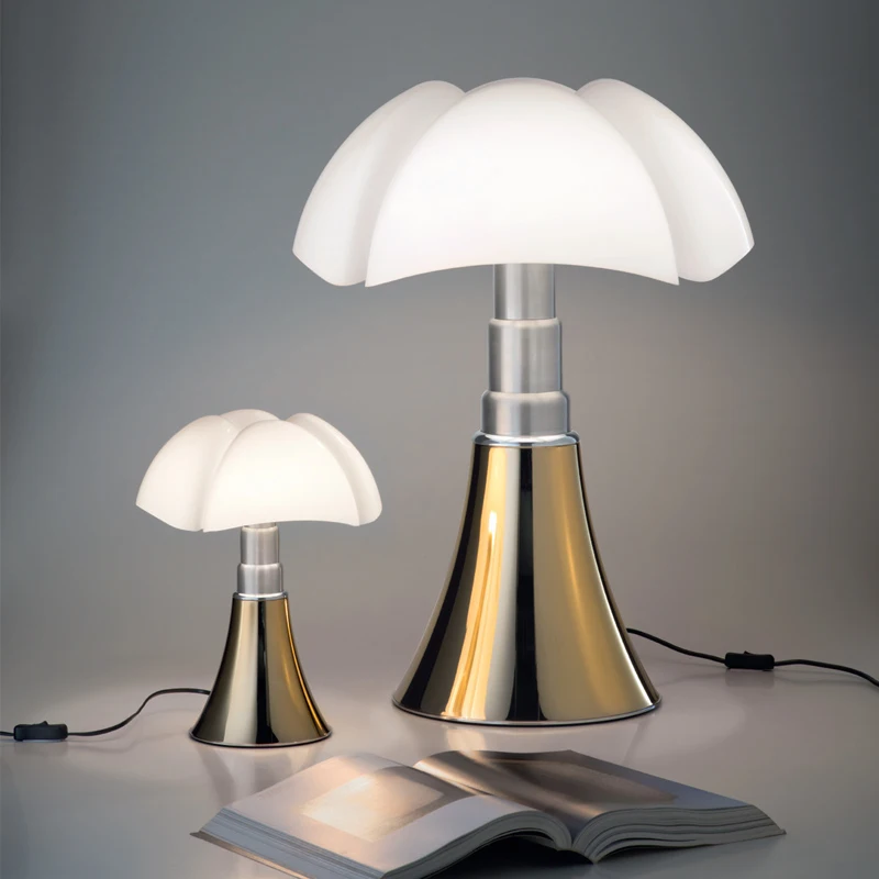 
Nordic Italian Designer Pipistrello Lamp Art Designer Table Lamp, White Glass Lamp Table Lamp, Bedside Bedroom Hotel Night Light 