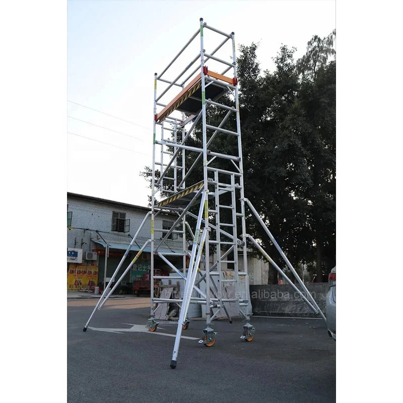 Mobile 2m Scaffolding/ladder With Scaffolding Light Weight Frame For Sale Inner Building Construction Frame Scaffolding