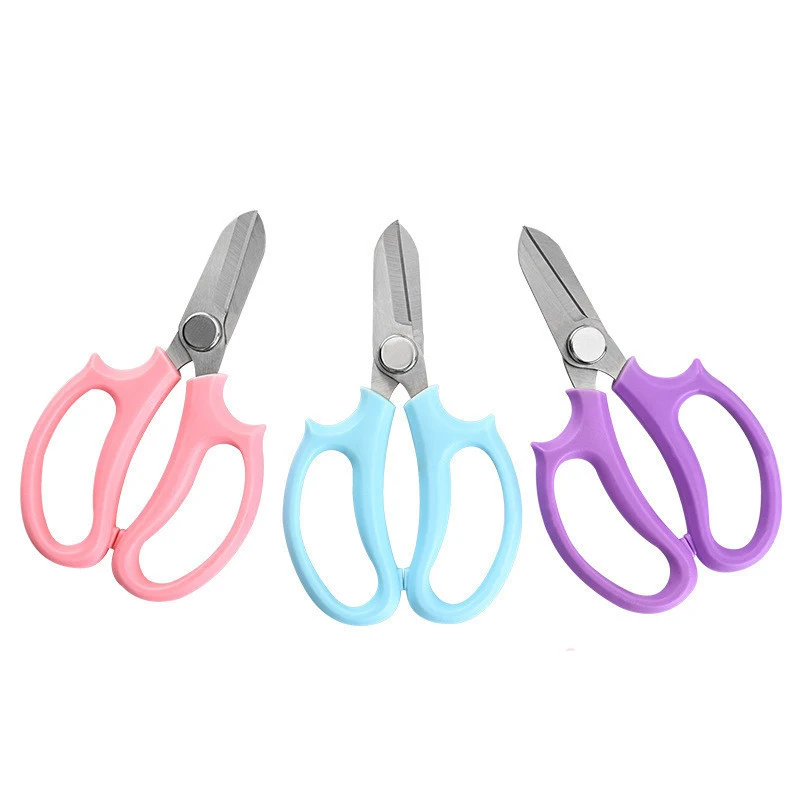 Cheap Price 7 Inch Stainless Steel Sharp Garden Scissors Household Bonsai Scissors Flower Scissors