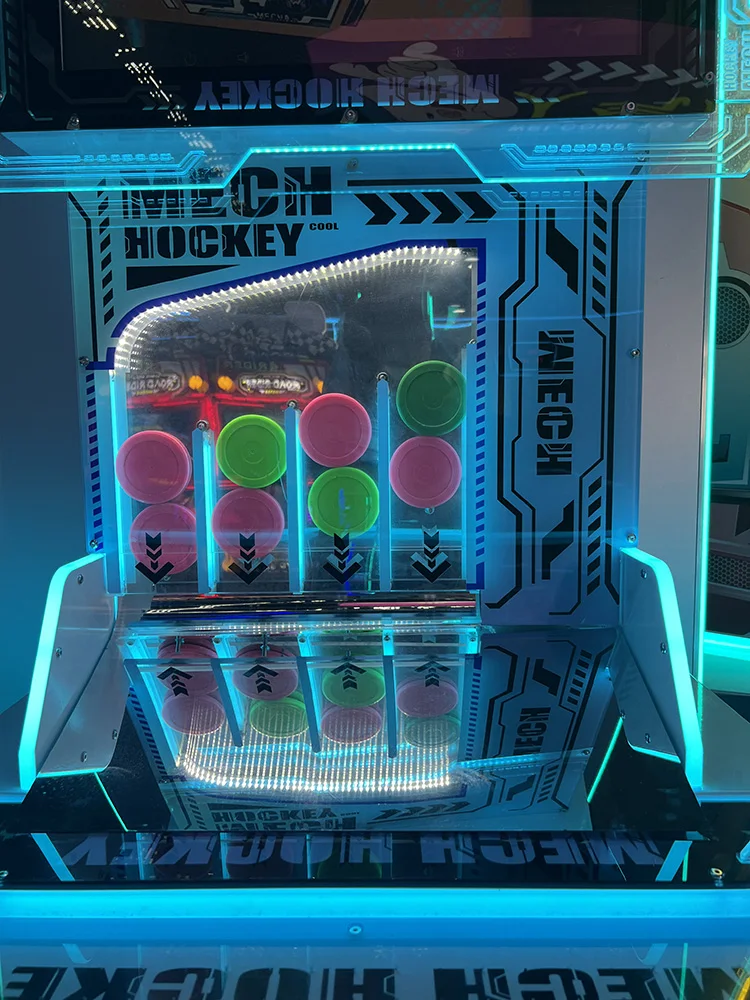 Hot sale coin operated 17 inch LED screen auto air hockey sports game machine arcade hockey game machine