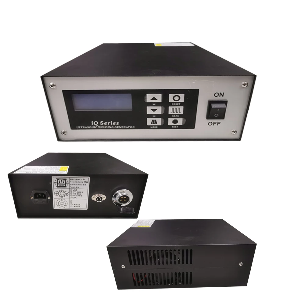 300w-4200w Digital Or Analog Ultrasonic Generator For Electron / Stationery Packing Welding