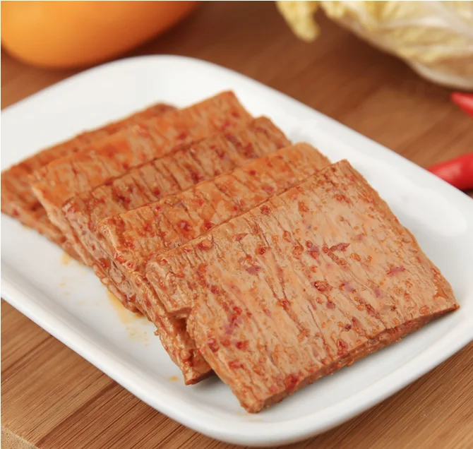 Пищевая продукция JINZAI китайская Пряная закуска Вегетарианское мясо соя высокий протеин