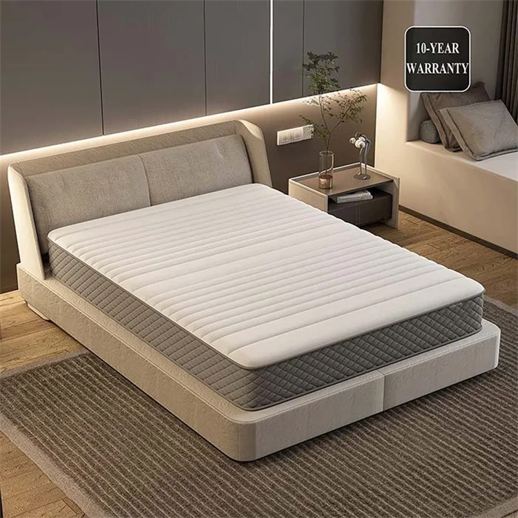 2022 Best Quality 5 Star Hotel Pocket/box Spring Mattress and Bed Twin Size Mattress Rolling up in a Carton