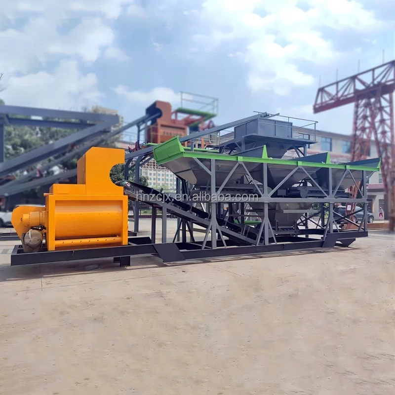 Concrete Mixer Plant For Sale Usa Truck Trailer Forced Concrete Mixing Plant Integrated Double Shaft Mobile Mixing Station