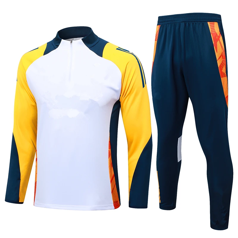 New Bellingham football training sweater suit 2024/25 Mbappe VINI JR soccer tracksuit custom logo high quality drop ship Madrid