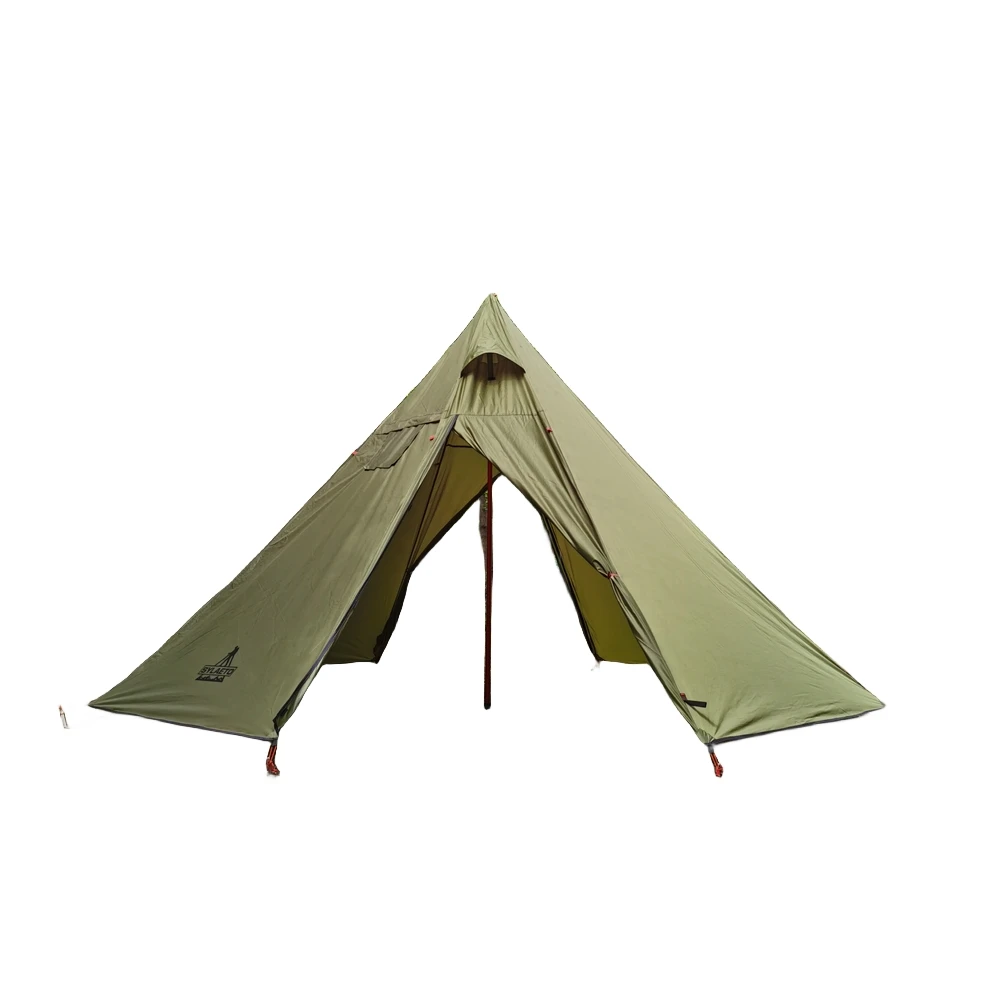 SYLAETO Ultralight Winter Camping Tipi Hot Tent Height Adjustable Stove Sun Shelter Hunting Adventure Hiking Camping 400ZM