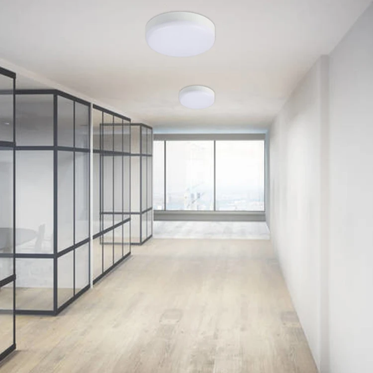 White Appearance AluminumAnd PS Materials Isolated Surface Mounted Frameless Panel Light