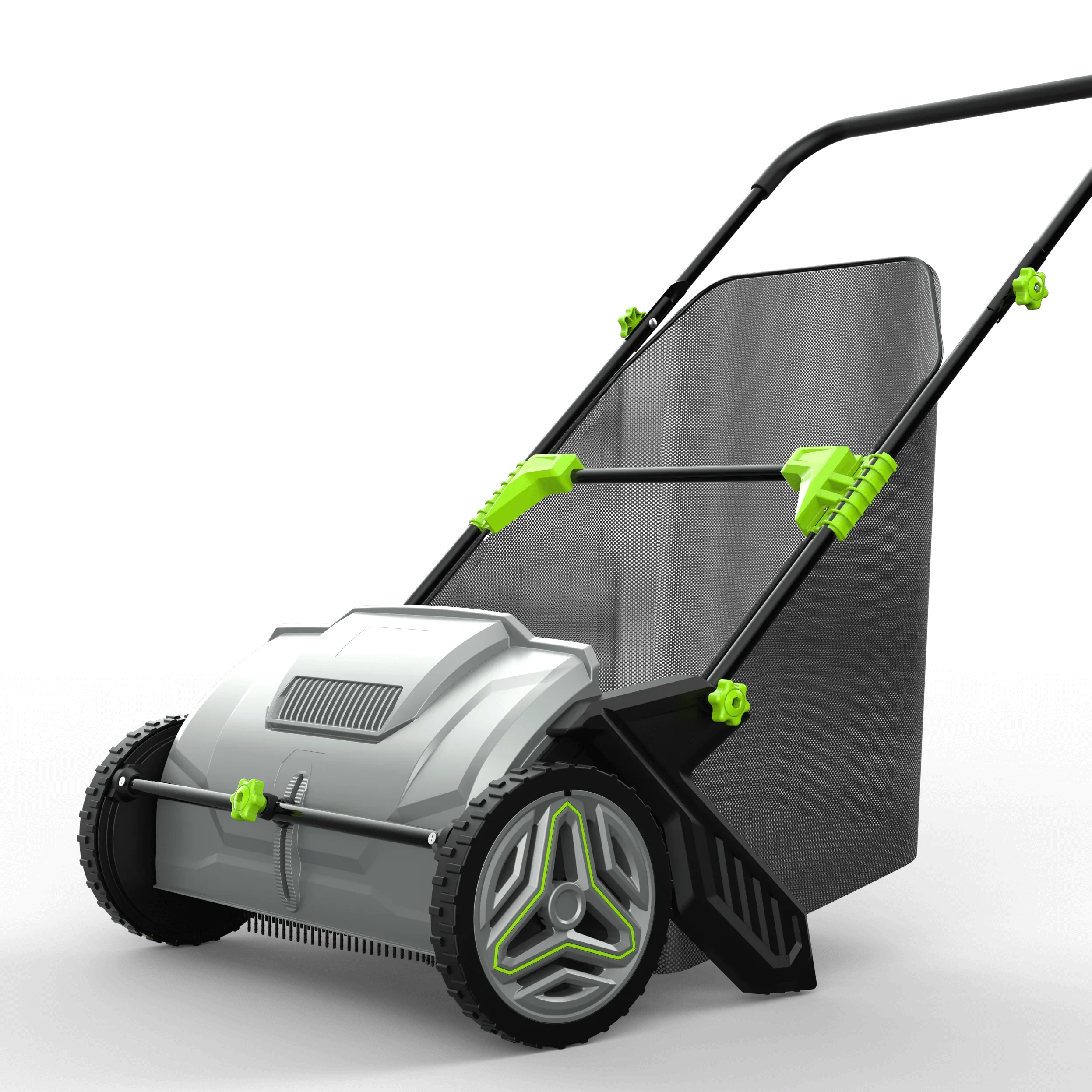 China Manufacturer Hand Push 21-Inch Leaf Push Grass Lawn Sweeper Manual Leaf Collector for Garden Use