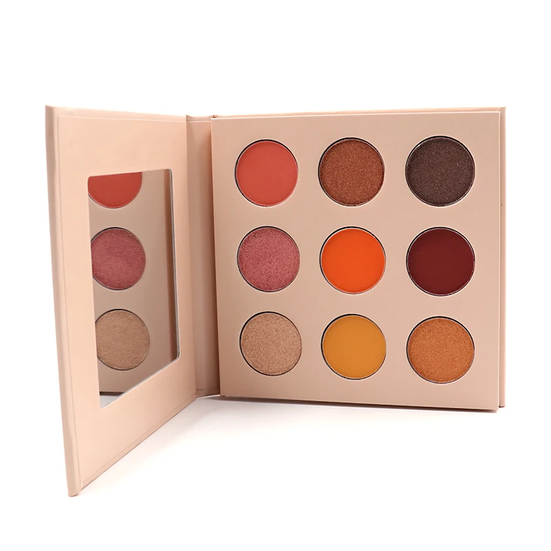 
2021 Hot sale Cosmetic Eyeshadow palette 9 color waterproof OEM/ODM with private label 