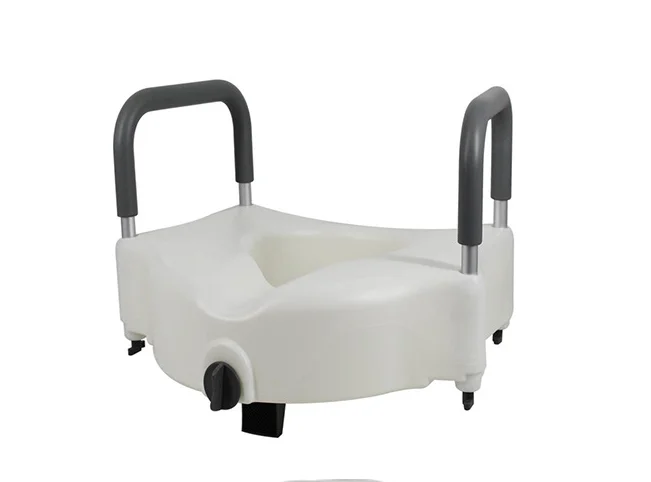 Removable Raised Toilet Seat With Arms Handles Padded Disability Aid Elder Pregnant Toilet Supports Elevator Lifter Without over