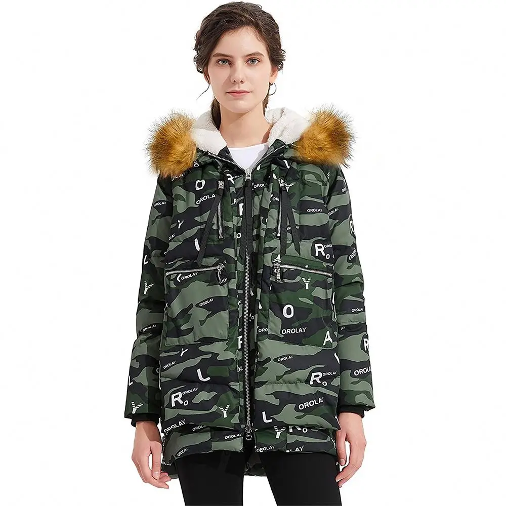 2021 Amazon top seller New Design Long Winter Coat Thickened Warm  Down Jacket for women