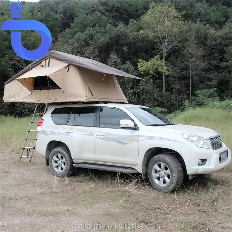Палатка на крышу 4x4 большой переносной уличный складной тент 4 человек мягкая оболочка