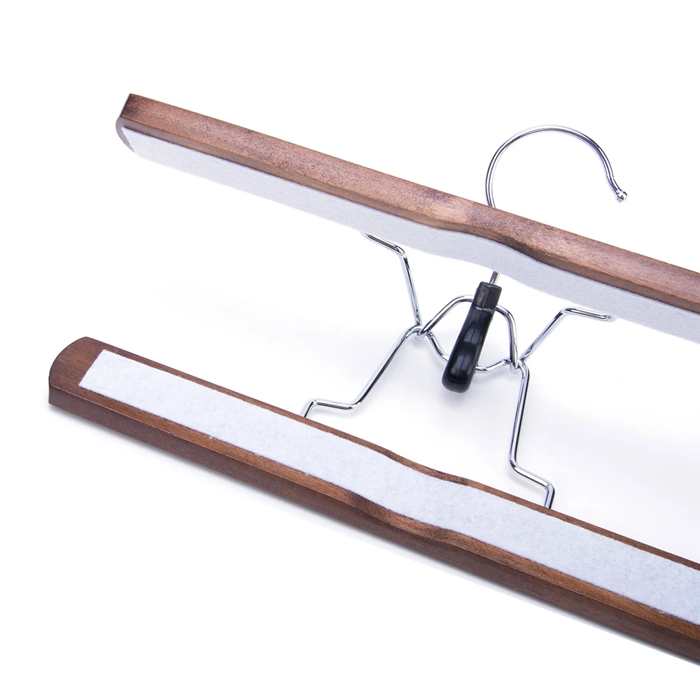 Good quality wooden clamp pants skirt wig hair  extension hanger