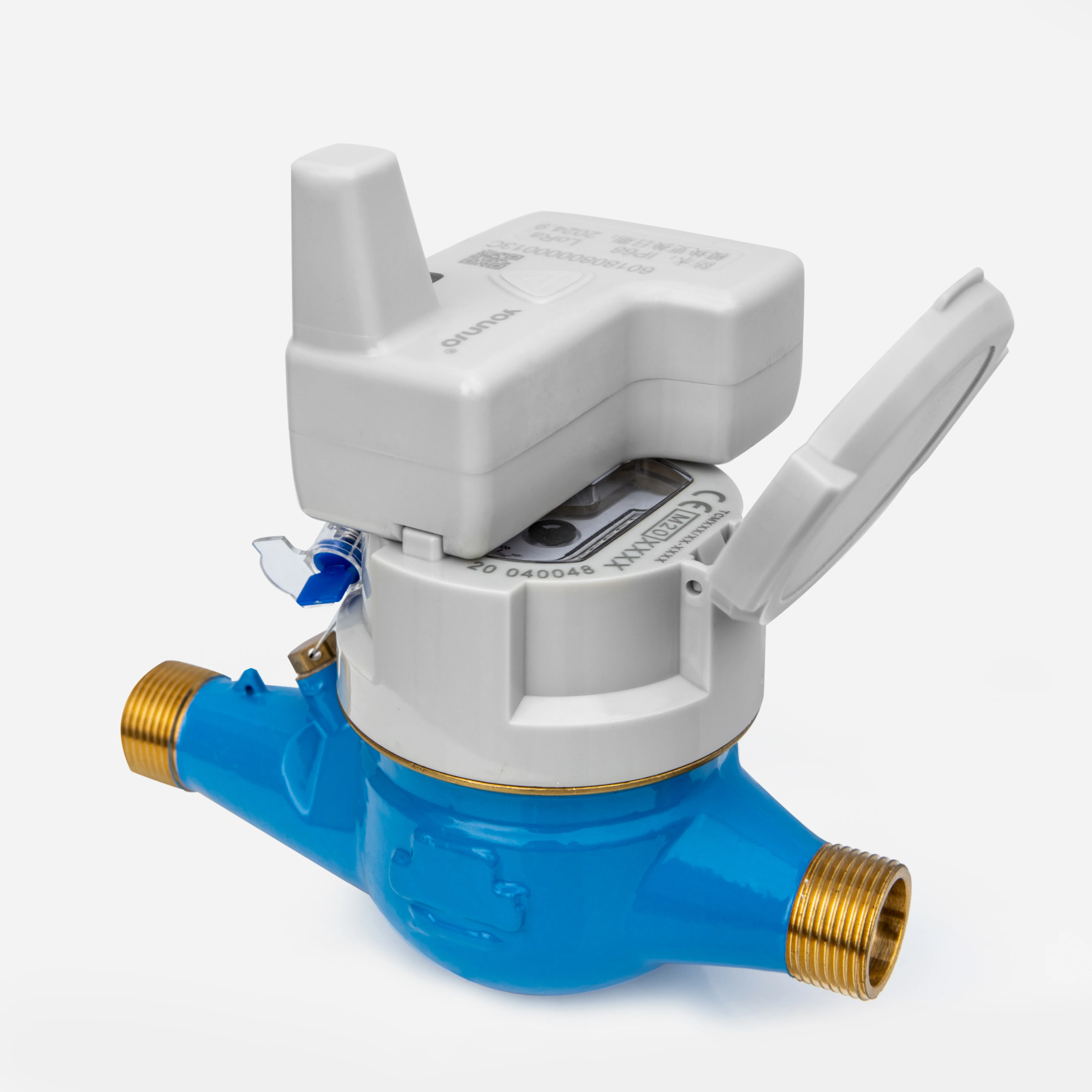 R160 DN15-DN40 Intelligent Water Gauge Multi Jet Smart Watermeter Digital Flow Water Meters for Cold Water