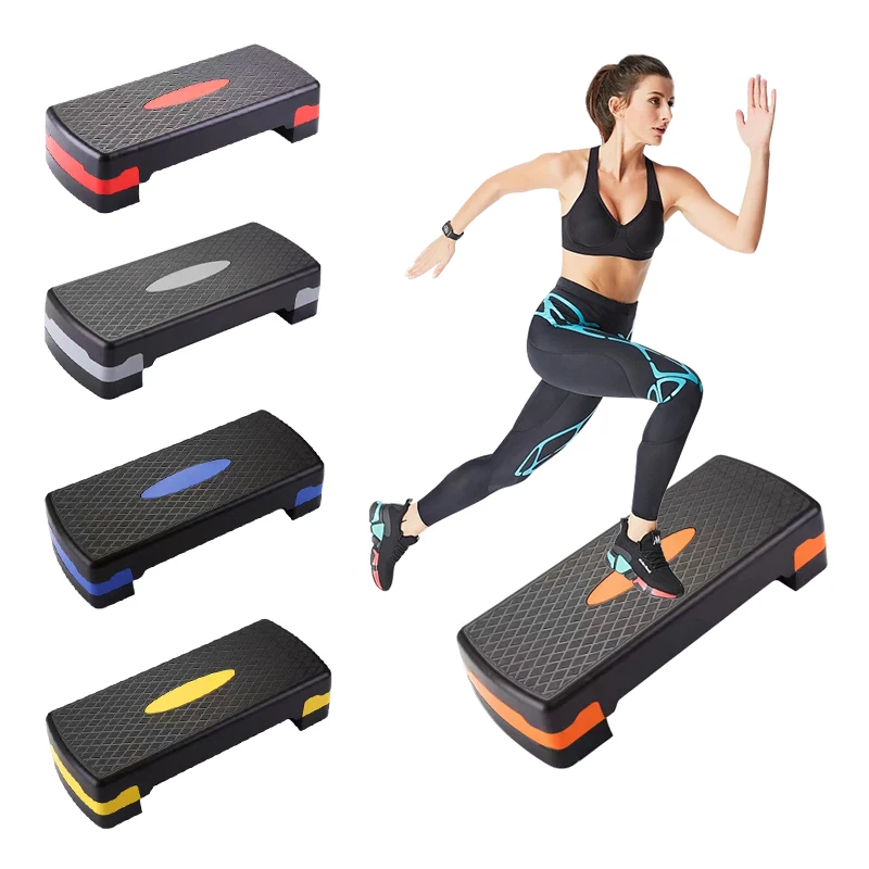 NQ SPORTS Fitness Equipment Workout Gym Steppers 3 Levels Adjustable Portable Aerobic Exercise For Yoga Platform Board Stepper