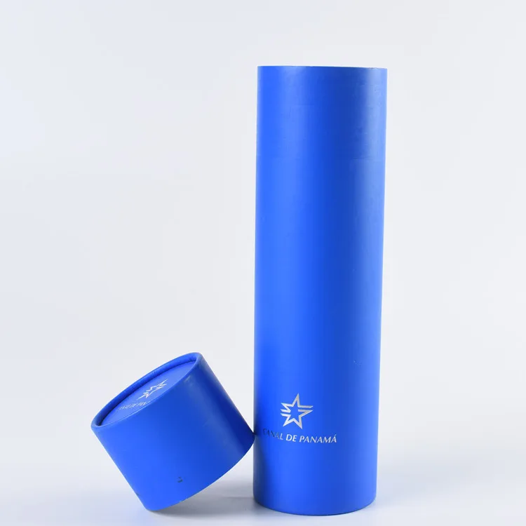 Пищевая оптовая продажа Круглая крафт-бумага биоразлагаемый картон для чая кофе бумажная трубка упаковка