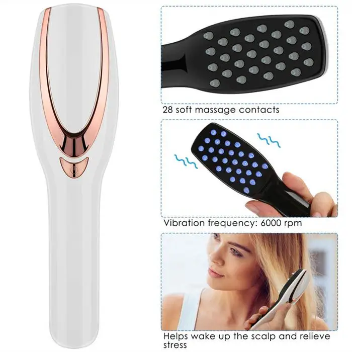 
Deep Cleaning head Skin Care Hair Electric Vibration Head Massage Laser Comb 