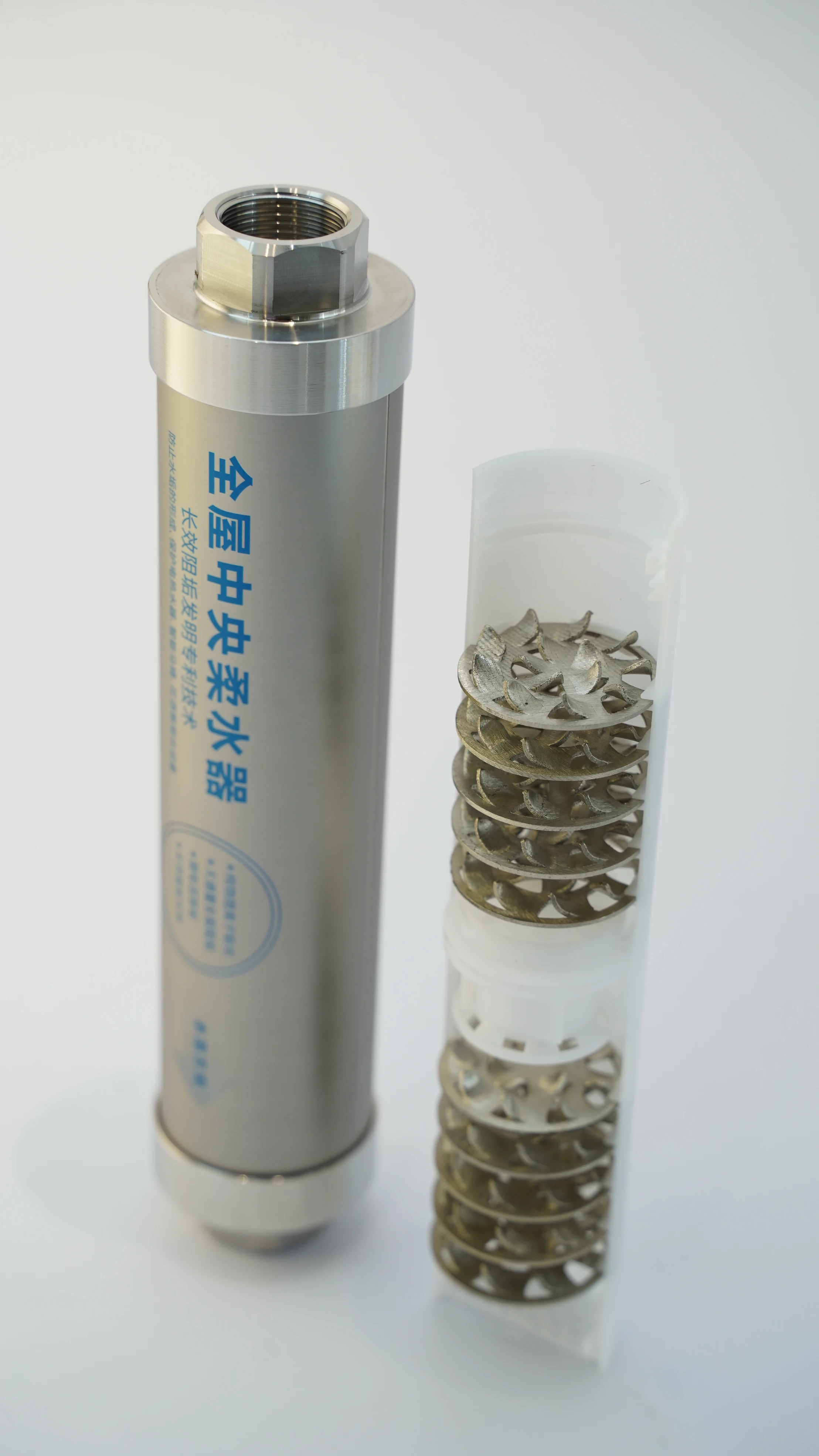 2022 Household Limescale Remover Water Descaler Factory Sale Water Softener Inline Pipe Installation