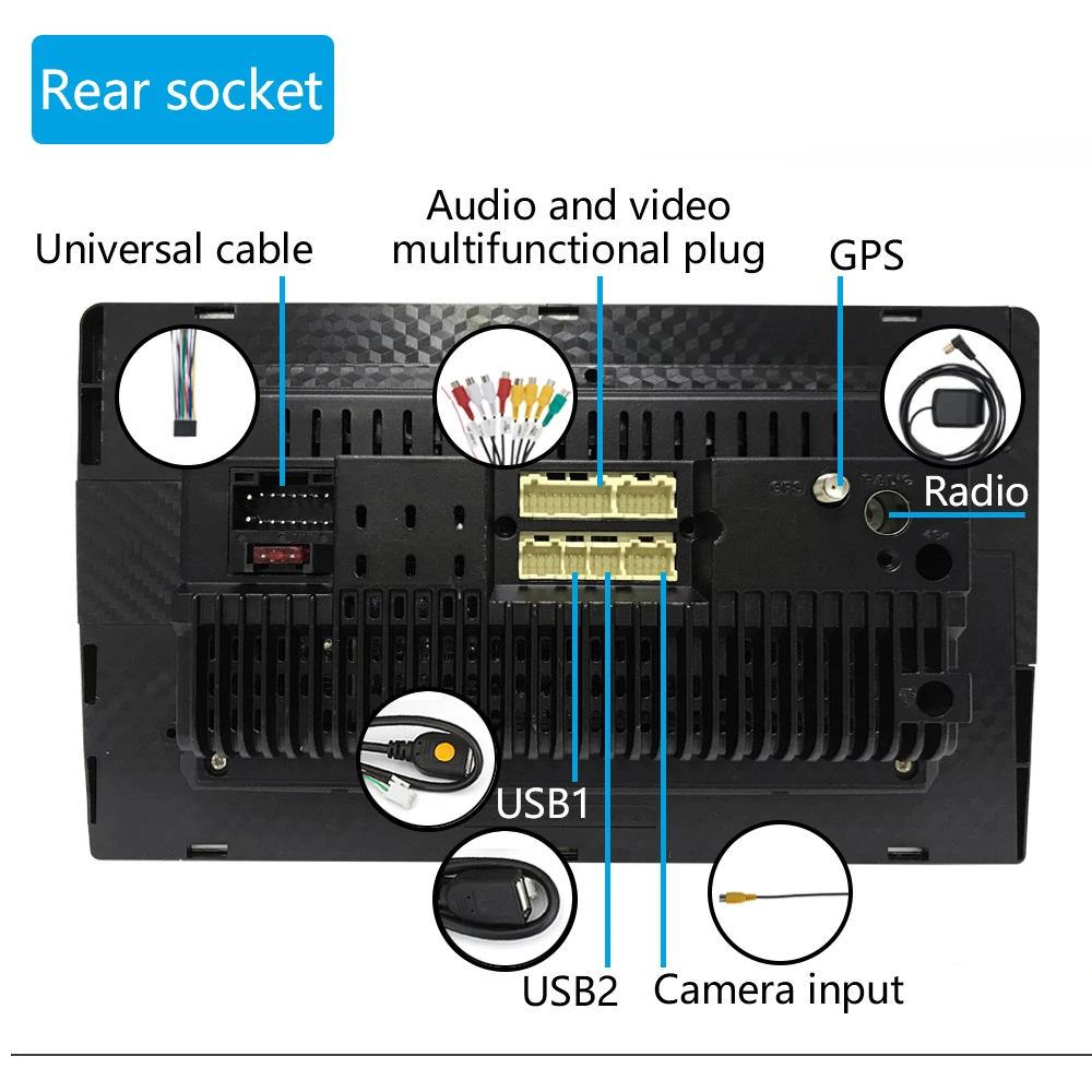  top selling 10.1 inch android system tape radio mp5 player for