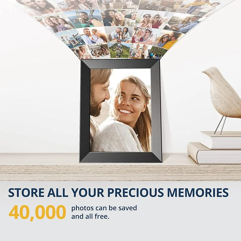Так что мой Frameo приложение 10,1 дюймовая рамка с сенсорным экраном Смарт облако IPS HD дисплей 16 Гб цифровая камера с Wi-Fi для фото рамка для фотографий