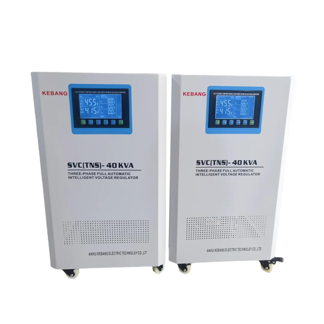 Three-phase Voltage  380v 3kva 6kva 15kva 20kva 50kva 60kva Motor Automatic Voltage Regulator Stabilizer