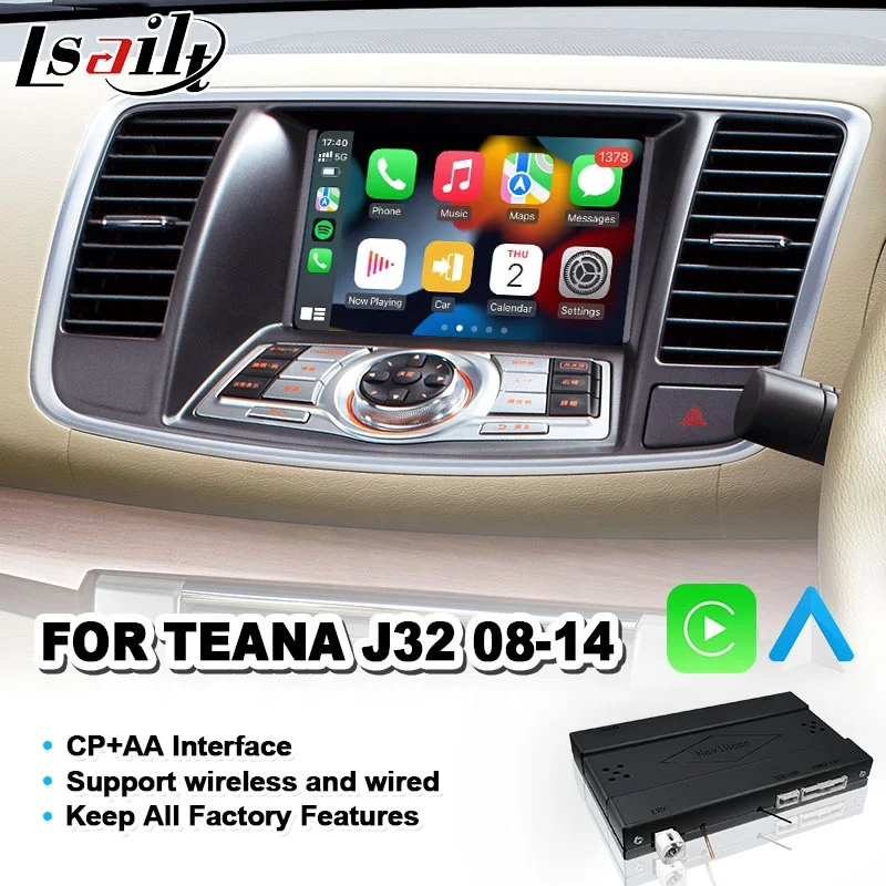 Lsailt CP + AA OEM Integration Video Interface for Nissan Teana J32 2008-2014