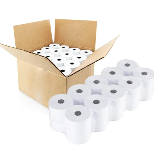 Factory Sells Cheap Price Bond Paper Single White Wood Pulp Thermo Paper 57 mm