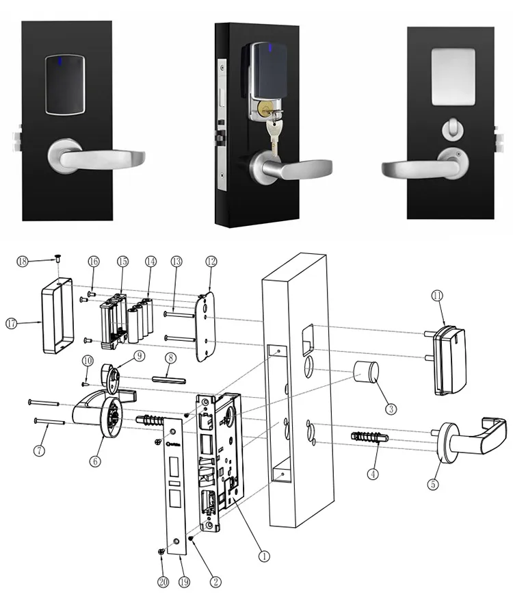 S3072H hotel door locks-9