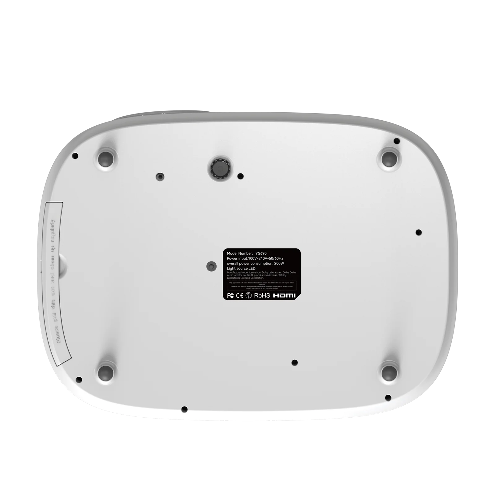 LED Video Home Theater 1080P Projector For 3D Cinema ( For Multiscreen) LCD Presentation Equipment Support Wifi