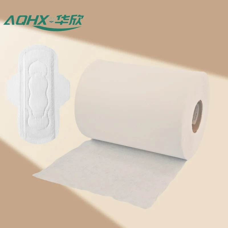 Custom female sanitary napkin surface layer pure cotton environmental friendly degradable material skin friendly breathable